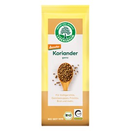 Lebensbaum Coriander, whole, organic spice for cabbage dishes, vegetable soups, fruits and bread, vegan, 1 x 30 g