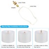 PATIKIL 17 x 23mm Lamp Finials Caps Knob, 2 Set