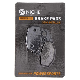 NICHE Brake Pad Set For Kawasaki ZZR600 Ninja ZX6 43082-1142 43082-1157 Complete Semi-Metallic
