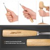 HAUTMEC Wood Carving Tools Set of 6, Wood Gouge Tools