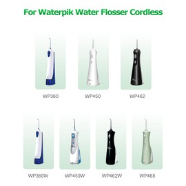 Arkare - Cargador de repuesto para hilo dental de agua WP360 WP360W WP462 WP462W WP450 WP450W WP468 WF-13 WP-100 Series - Cable de alimentación de 3 V, adaptador de pared de 6 pies