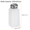 sourcing map Solvent Alcohol Dispenser 250ml(8.5oz) Push Down Liquid Dispenser