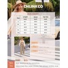 Cnlinkco Dress Slacks for Women Wide Leg High Waisted Pants
