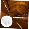 ULTECHNOVO 4 Pack White Raised Road Reflectors Emergency Driveway Markers