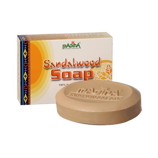 Madina 100% Vegetable Base Soap 12 bars (Sandalwood)