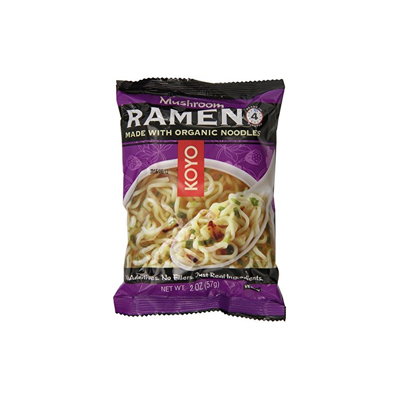 Koyo Ramen, Mushroom, 2 Ounce (Pack of 12)