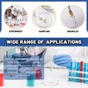 Glarks 14Pcs Capsule Filling Micro Lab Spoon Kits Sampling Spoon