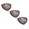 Exquisite 3 Pcs Leather Guitar & Ukulele Plectrums - Multipurpose