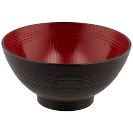 Ishida 67747 Soup Bowl, Made in Japan, Vermilion Brush, Large, PC All-Purpose Bowl