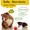 GaesQae Hard Rubber Balls for Dogs,Dog's Solid Rubber Bouncy Ball