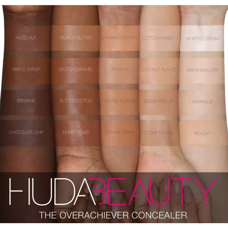 Huda Beauty Chocolate Chip 38R Overachiever High Coverage Concealer 0.34oz