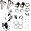 Unbranded 2x 2.25" Electric Exhaust Valve Y Pipe Kit w/