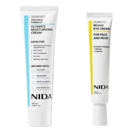 Kit Crema Hidratante Facial Y Contorno De Ojos Nida
