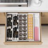 WUSHIZHUHUN Utensil Organizer for Kitchen Drawers - Bamboo Silverware Tray