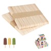 XDLOIFN Pack of 100 Wooden Ice Cream Sticks, Wooden Sticks