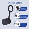 Skweawert 20 PCS BNC-B Port Anti-dust Plugs, Silicone Covers Caps