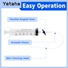 Yetaha 26PCS Bicycle Tubeless Syringe Kit, 60ml Cycling Syringe Kit