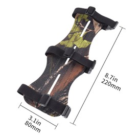Archery Arm Guard Hand Guard Soft Archery Armguard with Adjustable Straps, Arms Protector