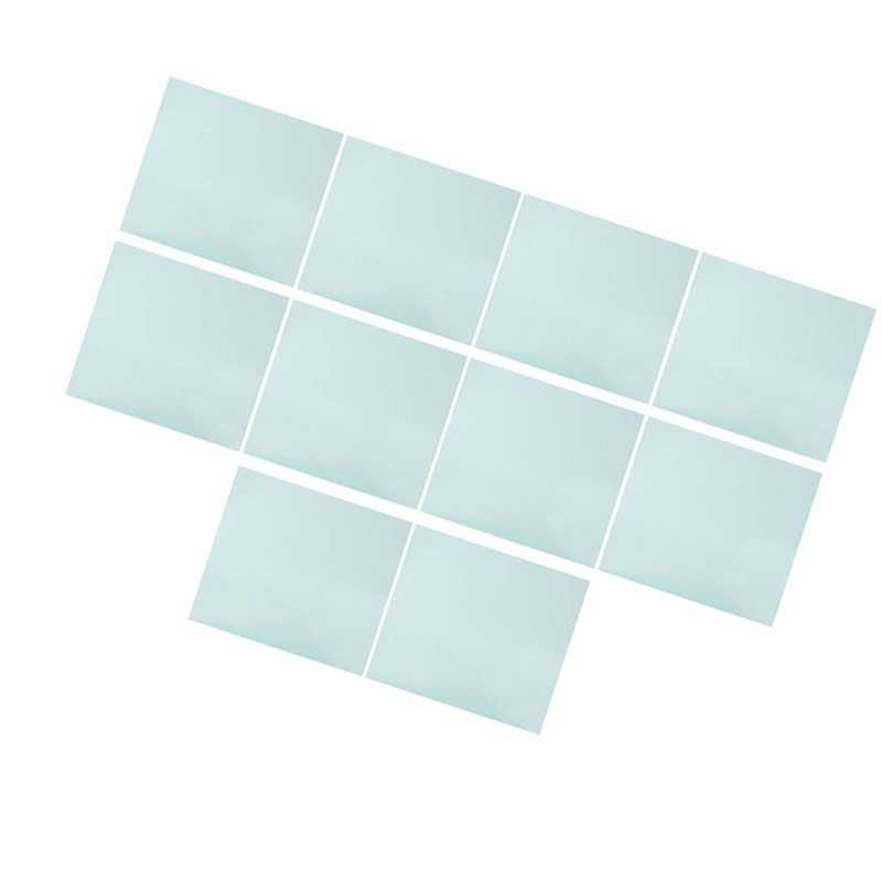 10Pcs 138x122mm Welding Helmet Transparent Protective Plate Spare Lens Industrial