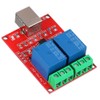 2-Channel 5V Computer USB Smart Switch Controller PC Relay Drive