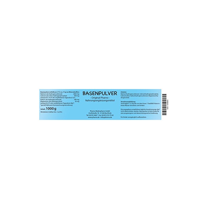 Base Powder – Original Pharno – 1000g Powder