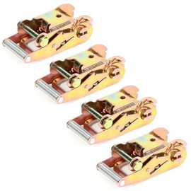 ROADFAR 4pcs 2" Ratchet Handle for Tie Down Strap Car Hauler Flat Bed Tow Truck Trailer - Easy Install