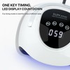 LED UV Nail Dryer 220W 57pcs Lamp Chips 4 Timers