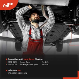 A-Premium Exhaust Gas Temperature Sensor Compatible with Land Rover Range Rover 2016-2017 3.0L, Range Rover Sport 2016-2017 3.0L, Rear - Replace# LR022894