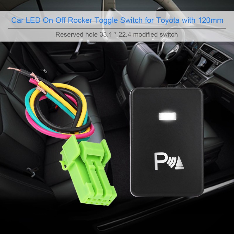 Car LED On Off Rocker Toggle Switch for Camery Yaris