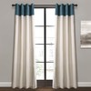 Lush Decor Milo Linen Window Curtain Panel Pair, 84" x