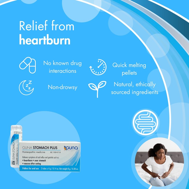 Guna Stomach Plus Homeopathic Digestive Stomach Acid Balance - 2