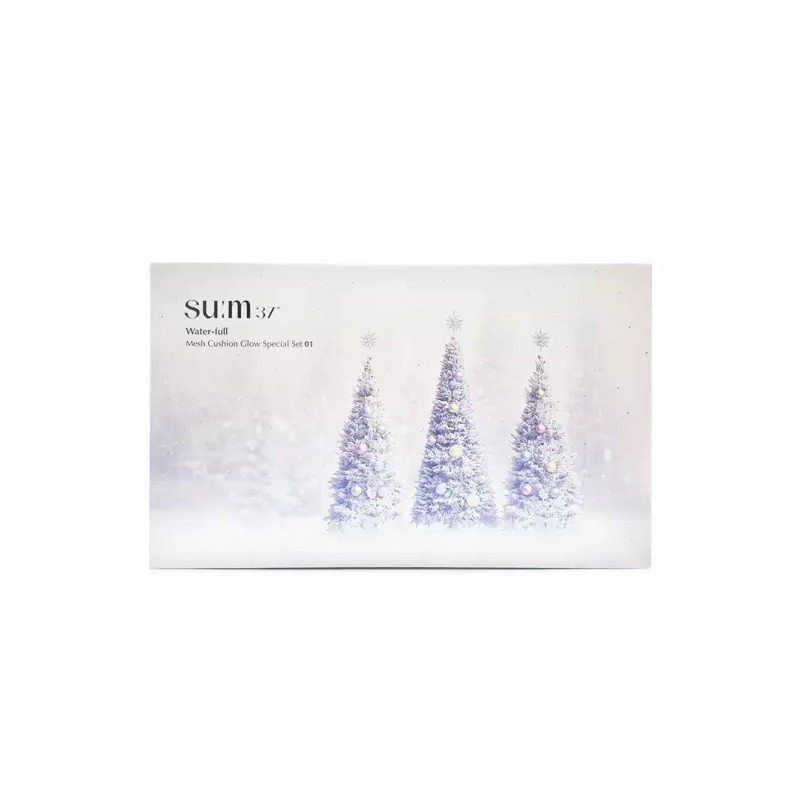 Sleep37 숨37 워터풀 메쉬쿠션 글로우 본품+리필+핸드크림 기획 [01호] SU:M37 Waterful