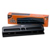 4 Hole Punch Black Heavy Metal Duty Adjustable Paper Holepunch