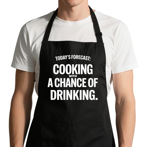 Xtilkmght Funny Cooking Aprons for Men, Mens Aprons for Grilling