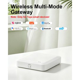 Tuya ZigBee 3.0 Hub/Wireless Gateway (Only 2.4Ghz), WiFi Smart Home Bridge Remote Controller,Work with Tuya ZigBee Smart Device, White