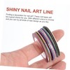 FRCOLOR 14 Rolls Nail Art Line Pen Dispenser Strips Stickers