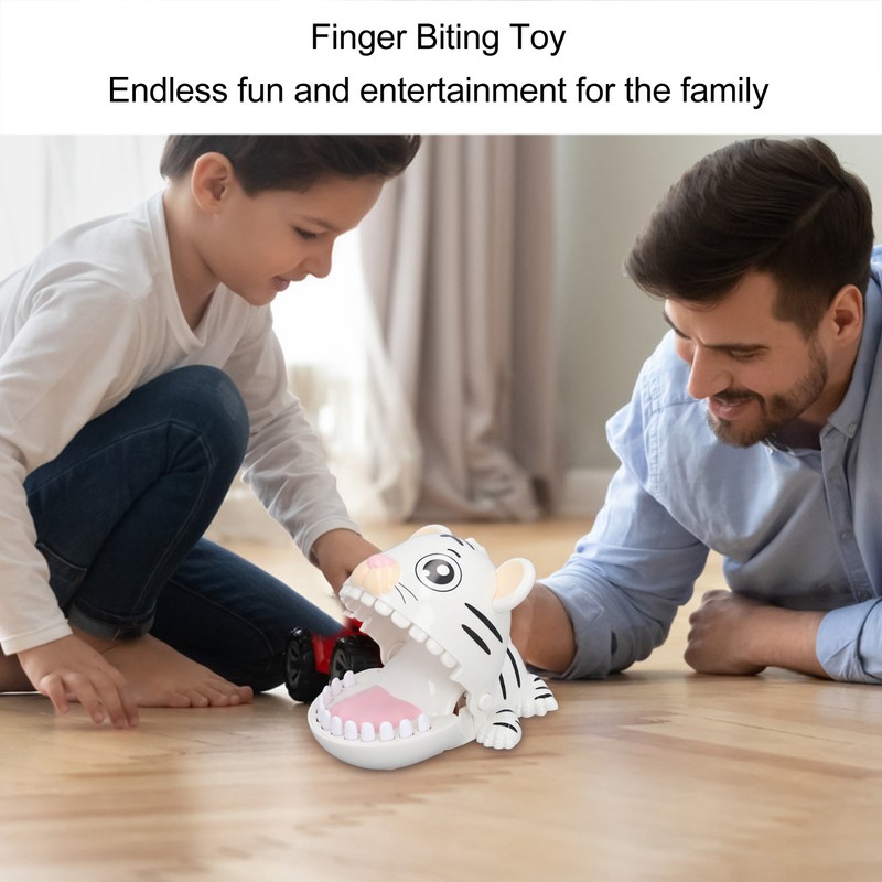 Biting Finger Toy Cartoon Animal Stress Relieve Anxiety Hand Eye