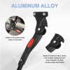 sourcing map Back Bike Kickstand Aluminium Adjustment Bicycle Single-Side Kick