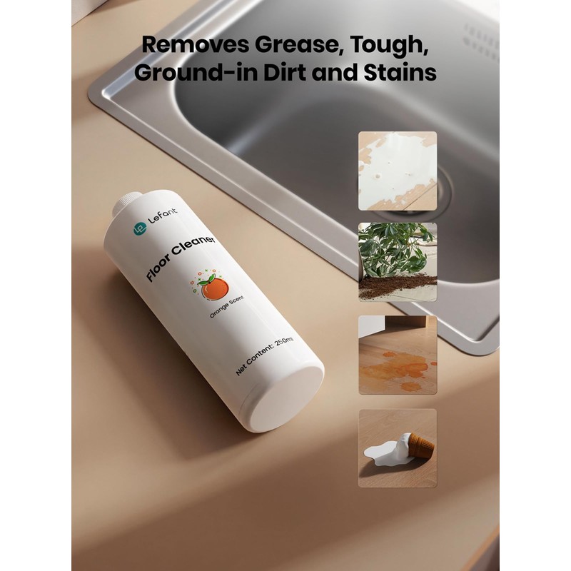 Lefent Floor Cleaning Solution 250mL for LS100 Wet Dry Vacuum/M3