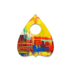 La Planchetta - Unfinished Wood Cutout for Painting, Ouija Board with Planchette, Ouija Planchette - Ideal for DIY Crafts and Art Projects, 1/8 Inch Thickness