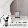 2 PCS Escobilla y Soporte para Inodoro, Cepillo de Limpieza