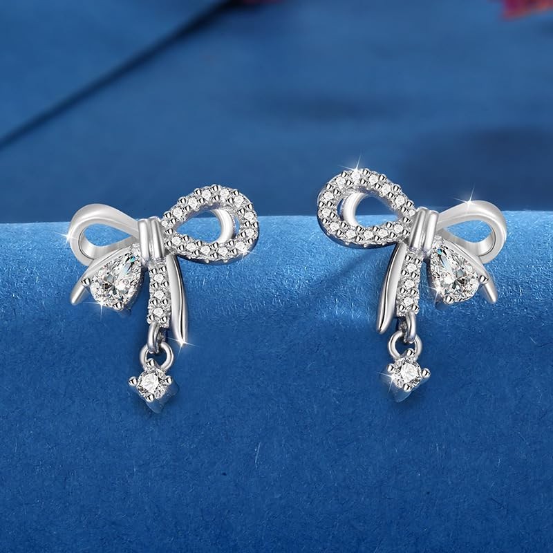 arete de plata de ley 925 con forma de loto