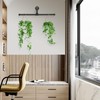 Jeasor Industrial Pipe Clothes Rack Floating DIY Wall Mounted, Heavy