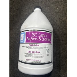 Spartan SSE Carpet Pre-Spray & Spotter Cleaning Liquid Chemical 1 Gallon