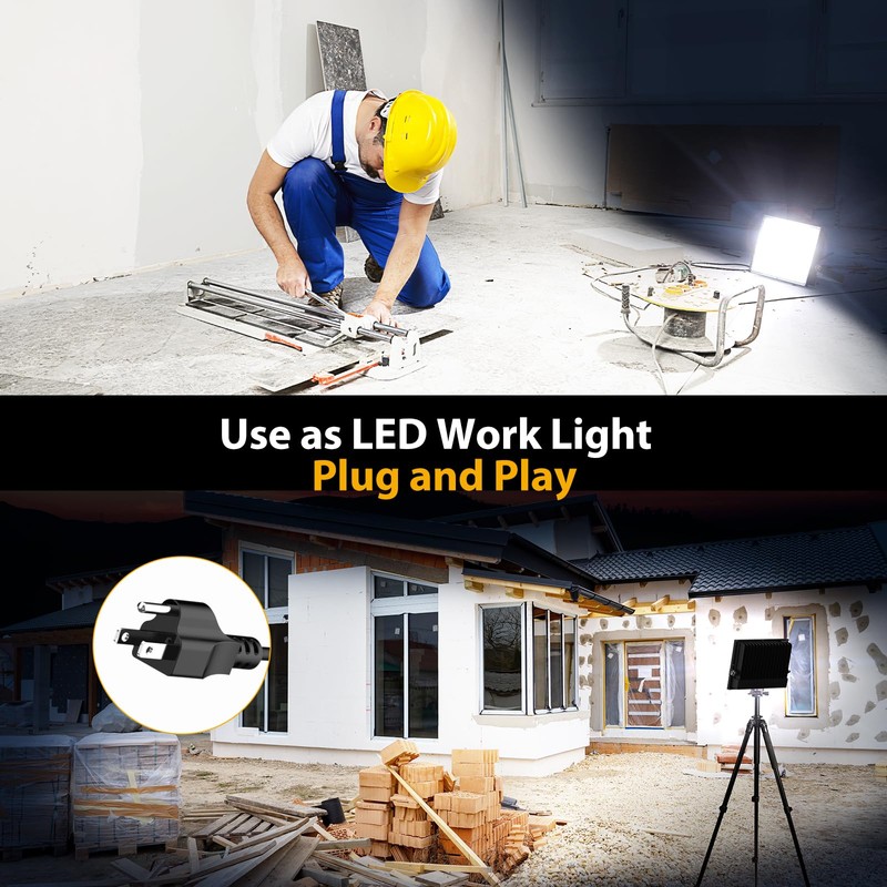 Onforu 120W Flood Lights Outdoor, 12000lm Bright LED Work Light
