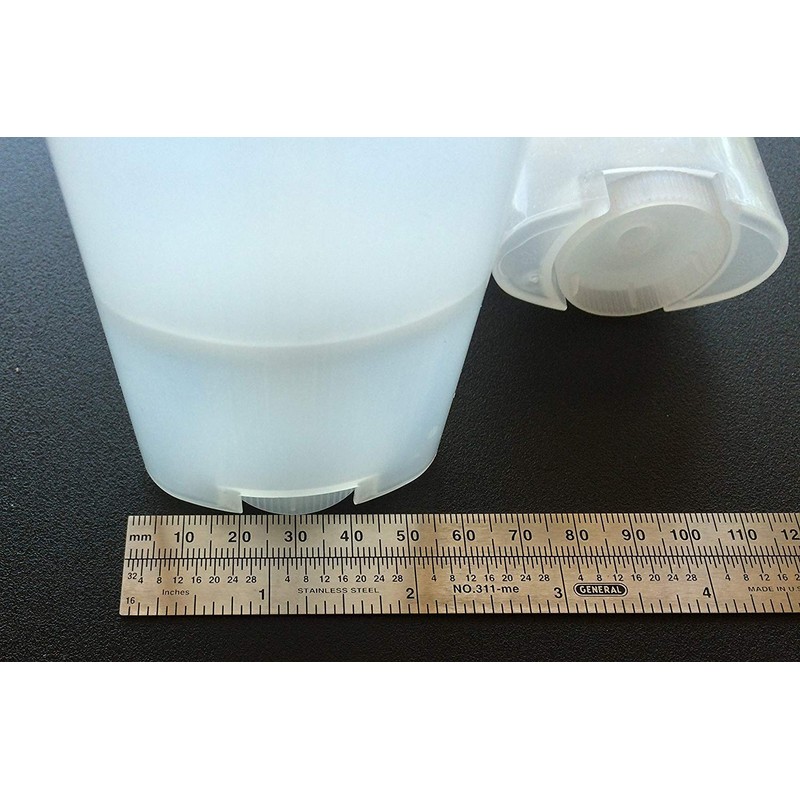 5 Empty Deodorant Containers Clear Dome Lid 2.12 Ounce Organic