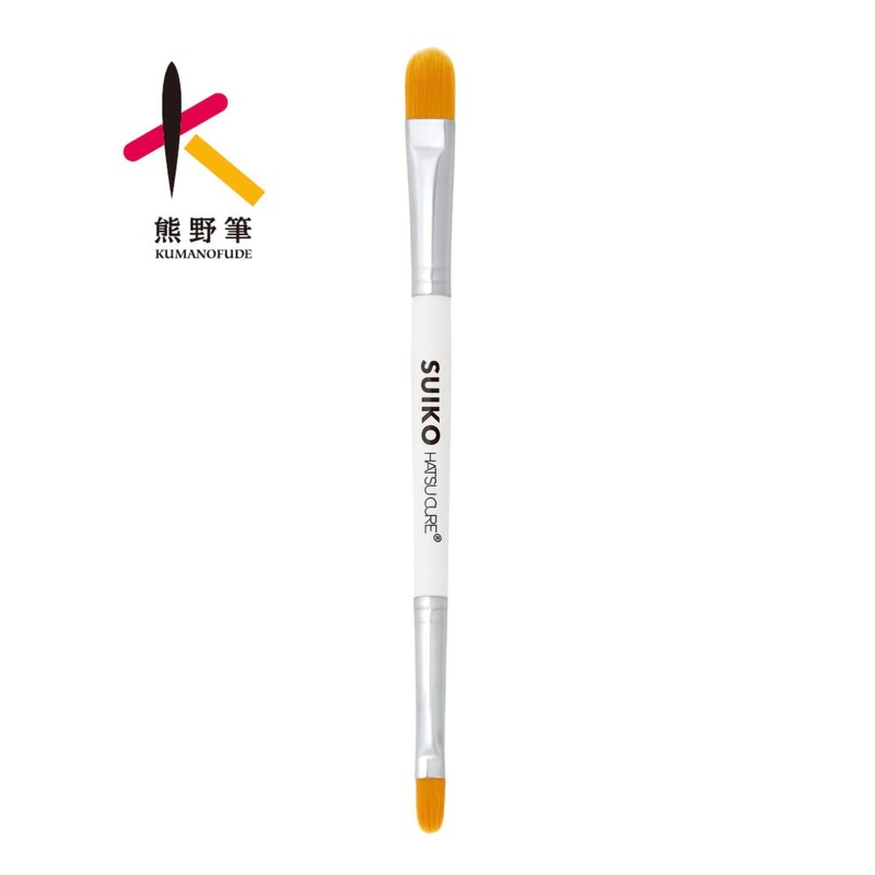 SUIKO Kumano Brush Multi Concealer Brush, Soft, Tight, Thin Hair,