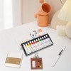 Watercolour Travel Set, Sketchbook Palette Set 8 Grids, Portable Wooden