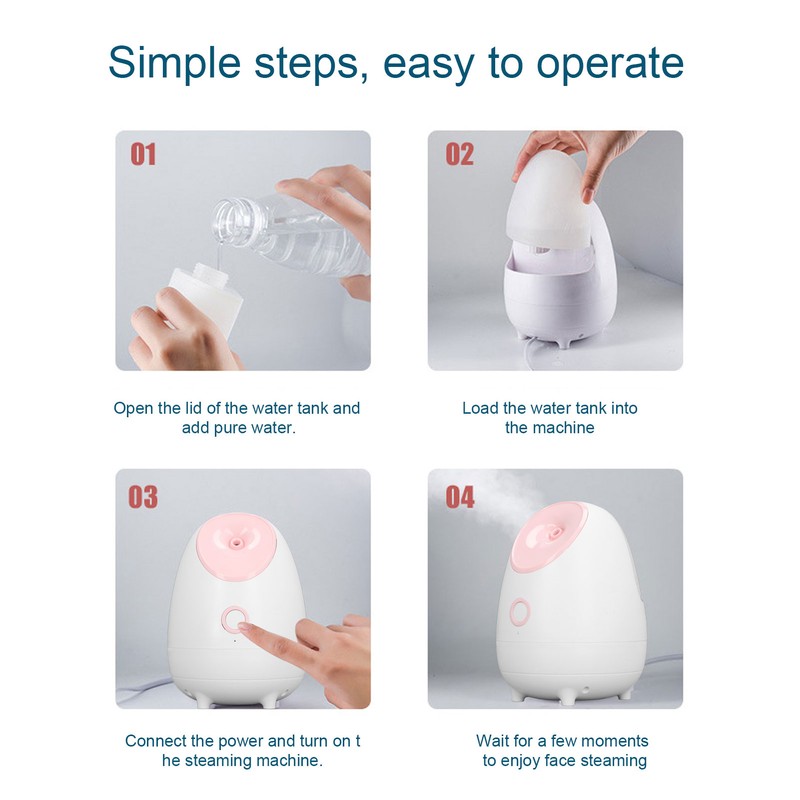 Face Steaming Machine Deep Cleansing Hydrating Hot Mist Face Humidifier