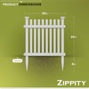 2ft H x 2ft W (3 Panels) No Dig Zippity